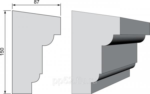 Карниз,    Молдинг,    Наличник,    Подоконники из пенопласта (пенополистирола)    фасадный декор